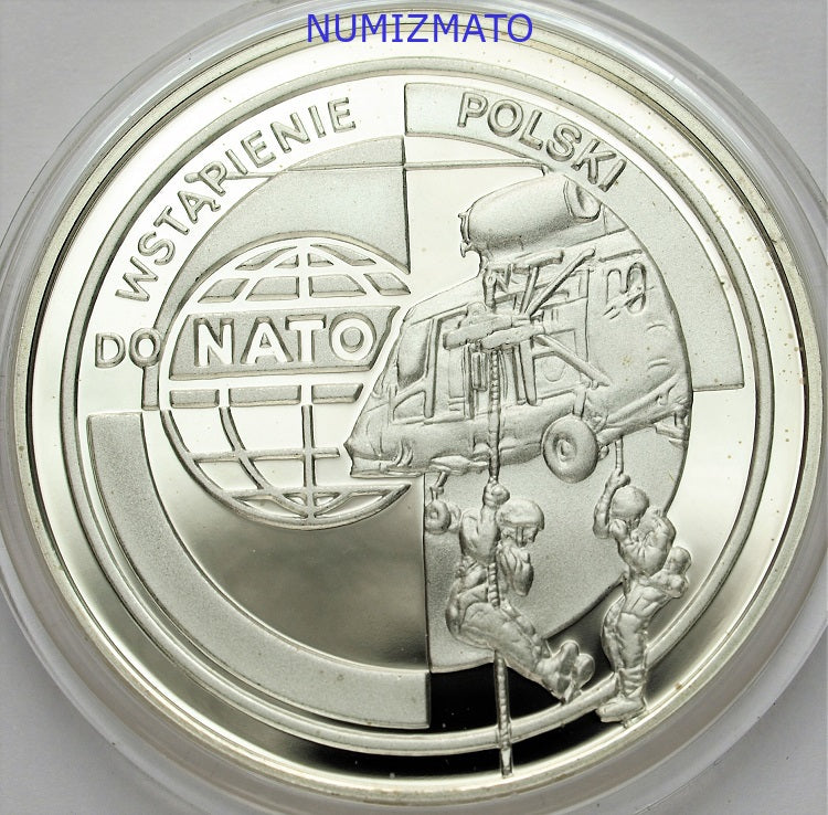 10 zł 1999 r. - Wstąpienie Polski do NATO