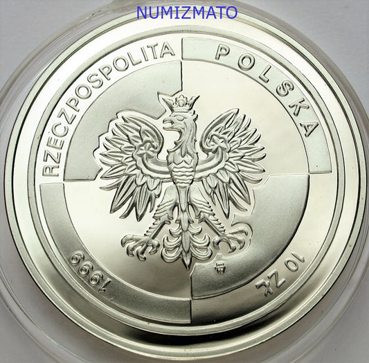 10 zł 1999 r. - Wstąpienie Polski do NATO