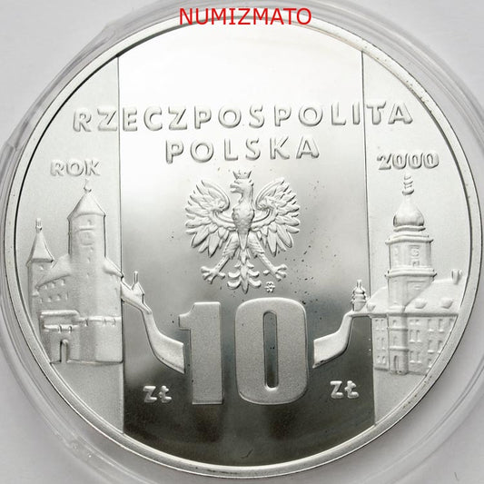 10 zł 2000 r. - Muzeum Polskie w Rapperswilu - 130. rocznica powstania