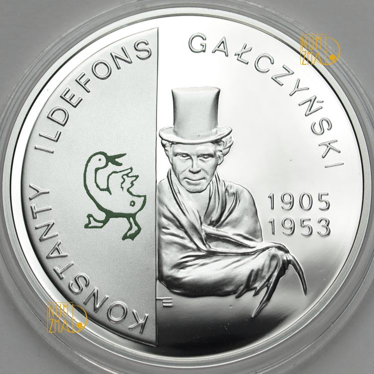 10 zł 2005 r. - Konstanty Ildefons Gałczyński - 100. rocznica urodzin