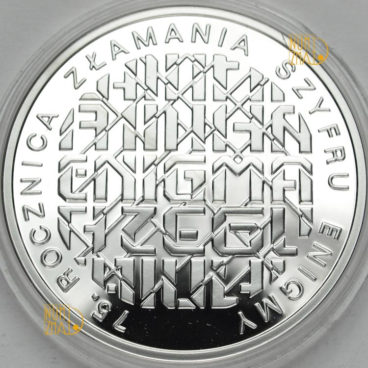 10 zł 2007 r. - 75. rocznica złamania szyfru Enigmy - ENIGMA