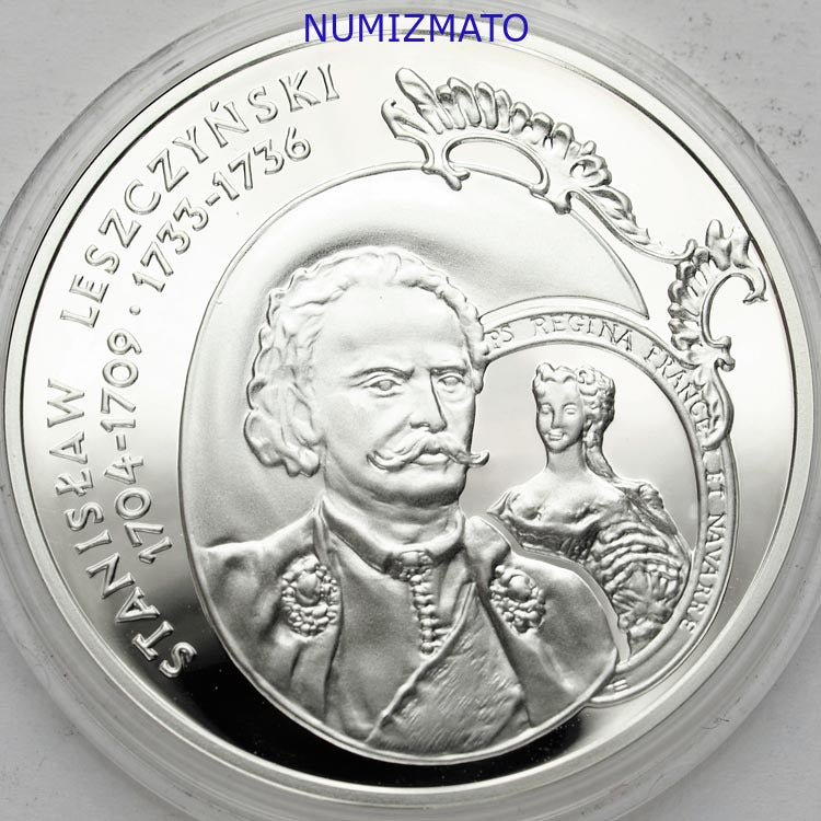 10 zł 2003 r. - POPIERSIE - Stanisław Leszczyński - Poczet królów i książąt polskich