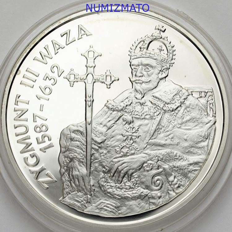 10 zł 1998 r. - Zygmunt III Waza - PÓŁPOSTAĆ - Poczet Królów i Książąt Polskich