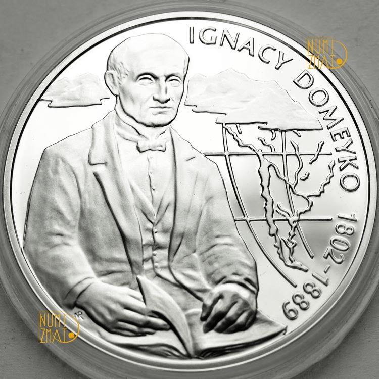 10 zł 2007 r. - Ignacy Domeyko - Polscy Podróżnicy i Badacze