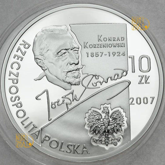 10 zł 2007 r. - Konrad Korzeniowski - Joseph Conrad