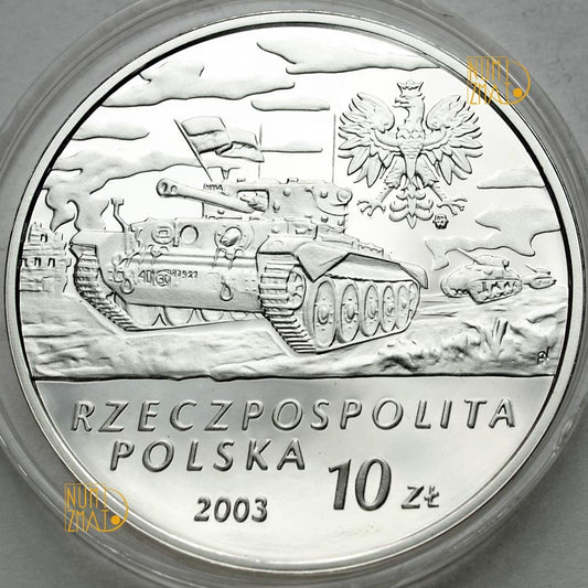 10 zł 2003 r. - Gen. broni Stanisław Maczek 1892-1994