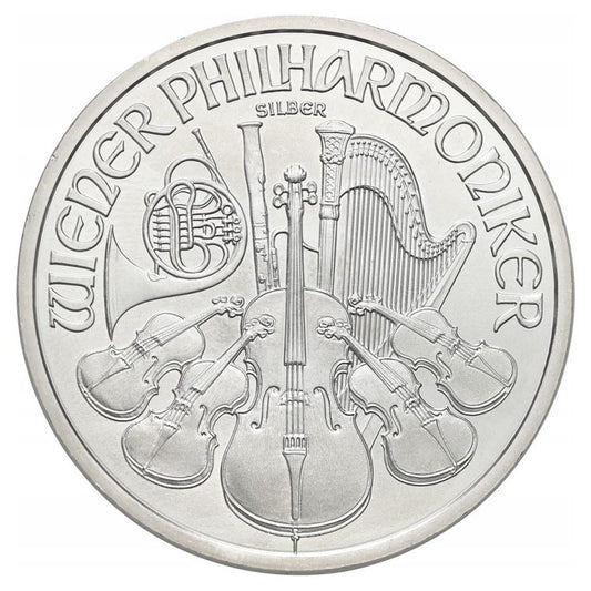 ! 1,5 euro Filharmonicy 1 oz 9999 uncja srebra Philharmoniker