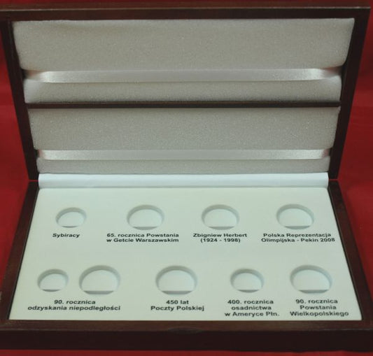 Kaseta na monety złote 2008 r. Numizmato De Luxe