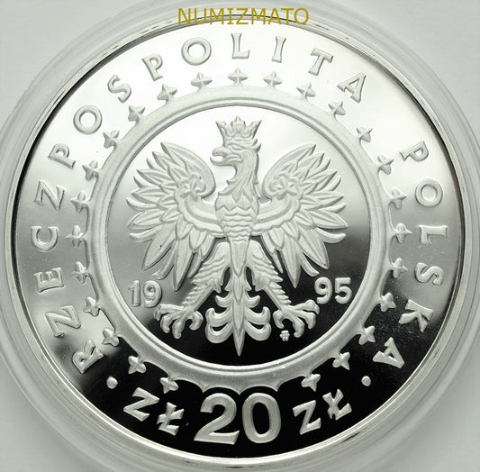 20 zł 1995 r. - Pałac Królewski w Łazienkach - Zamki i pałace w Polsce