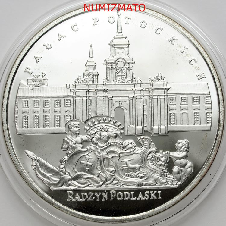 20 zł 1999 r. - Pałac Potockich w Radzyniu Podlaskim - Zamki i Pałace w Polsce