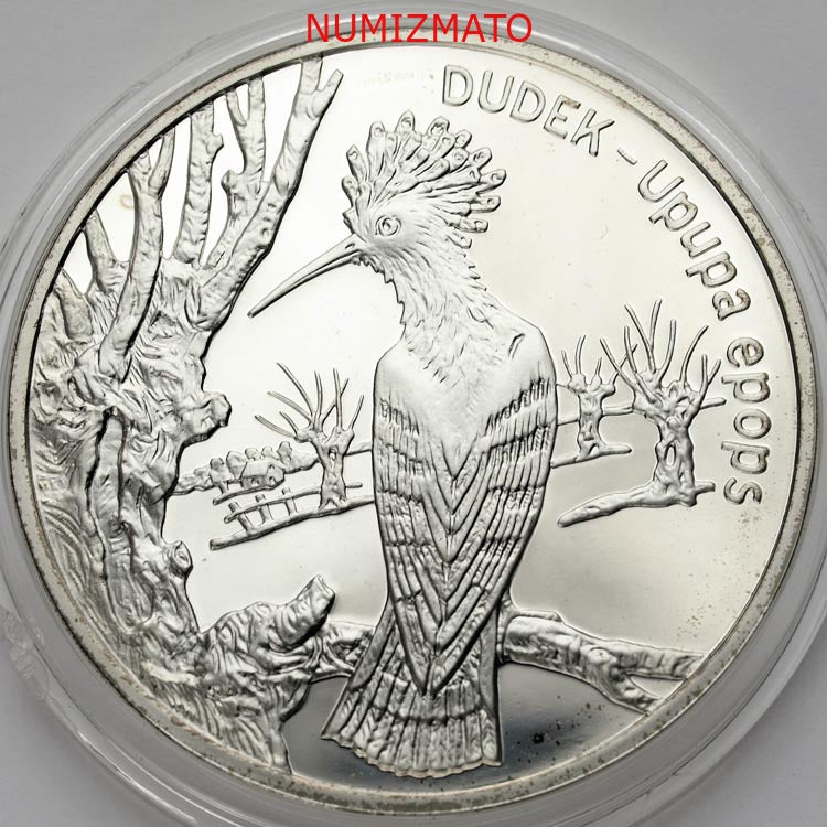 20 zł 2000 r. - Dudek (Upupa epos) - Zwierzęta Świata