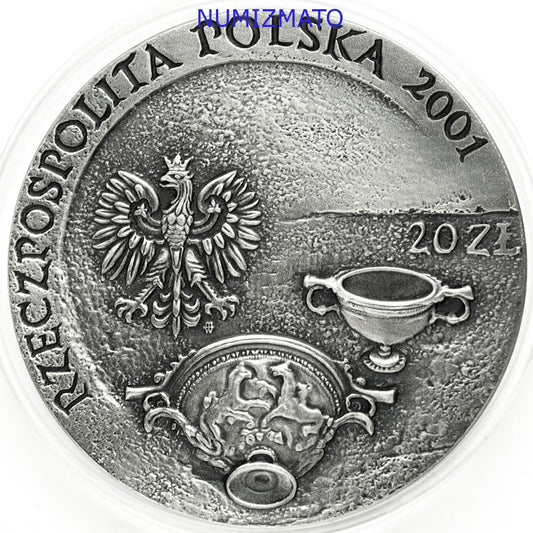 20 zł 2001 r. - Szlak bursztynowy