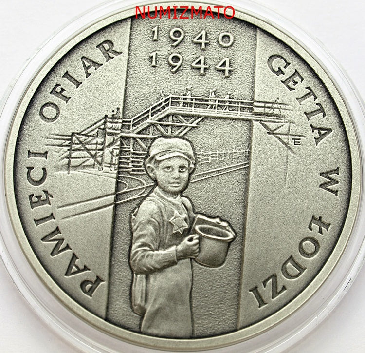 20 zł 2004 r. - Pamięci Ofiar Getta w Łodzi (Getto w Łodzi)