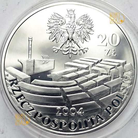 20 zł 2004 r. - 15-lecie Senatu III RP (Senat)