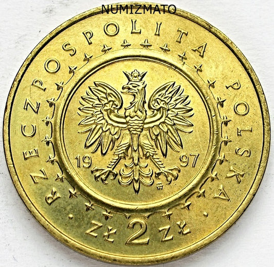 2 zł 1997 r. - Zamek w Pieskowej Skale, Pieskowa Skała - Zamki i Pałace w Polsce, dwa złote NG