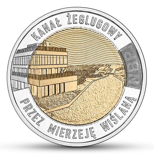5 zł 2023 r. - Kanał Zeglugowy przez Mierzeję Wiślaną - Odkryj Polskę (16)