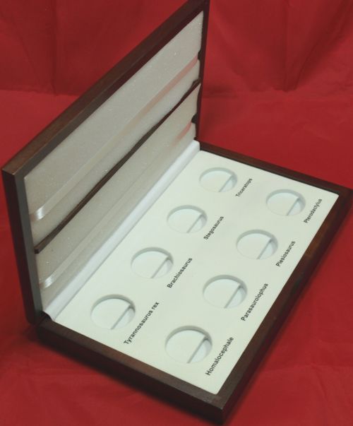 Dinosauria, Dinozaury - Kaseta Numizmato De Luxe