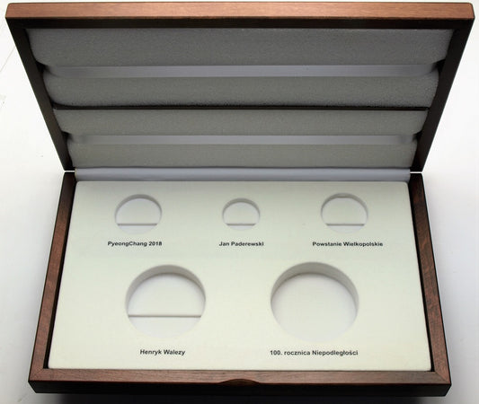 Kaseta na monety złote 2018 r. Numizmato De Luxe