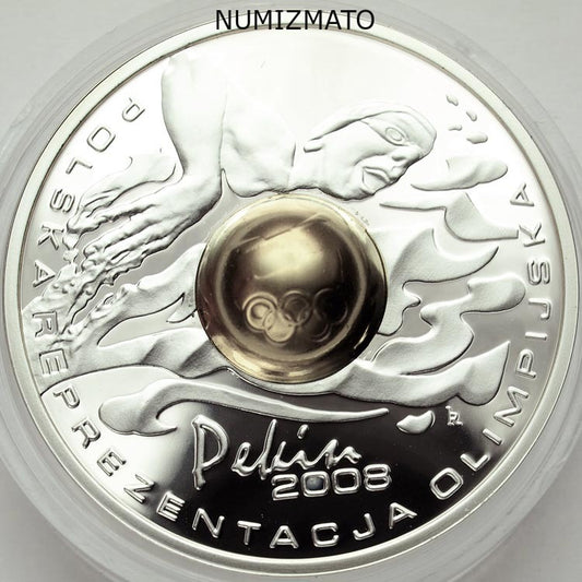 10 zł 2008 r. - Pekin 2008 (kula) - Igrzyska XXIX Olimpiady