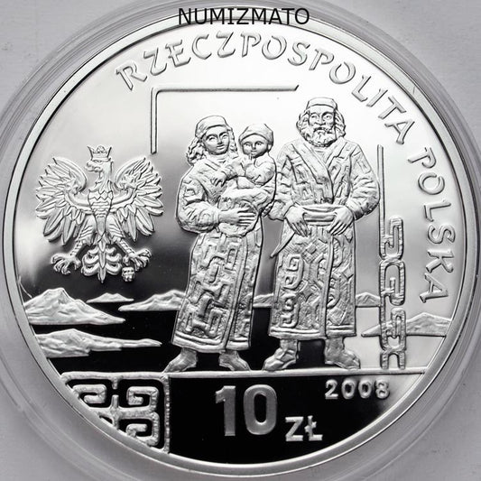 10 zł 2008 r. - Bronisław Piłsudski - Polscy Podróżnicy i Badacze