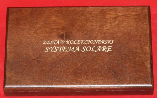 Systema Solare - kaseta Numizmato De Luxe - Układ słoneczny