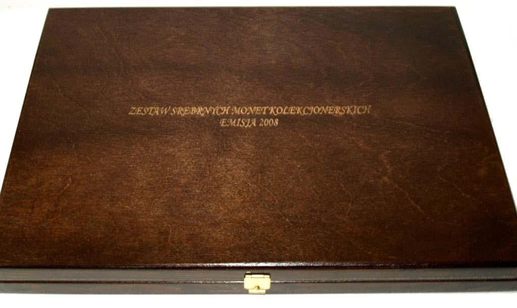 Kaseta na monety srebrne 2008 r.