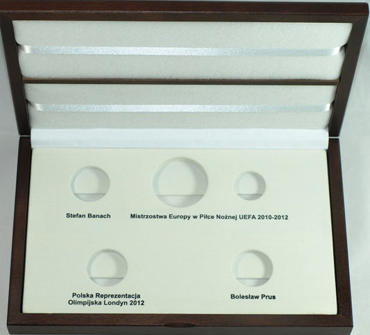 Kaseta na monety złote 2012 r. Numizmato De Luxe