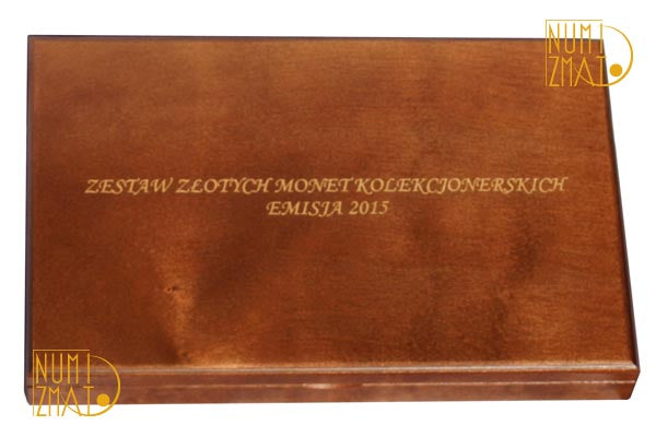 Kaseta na monety złote 2016 r. Numizmato De Luxe