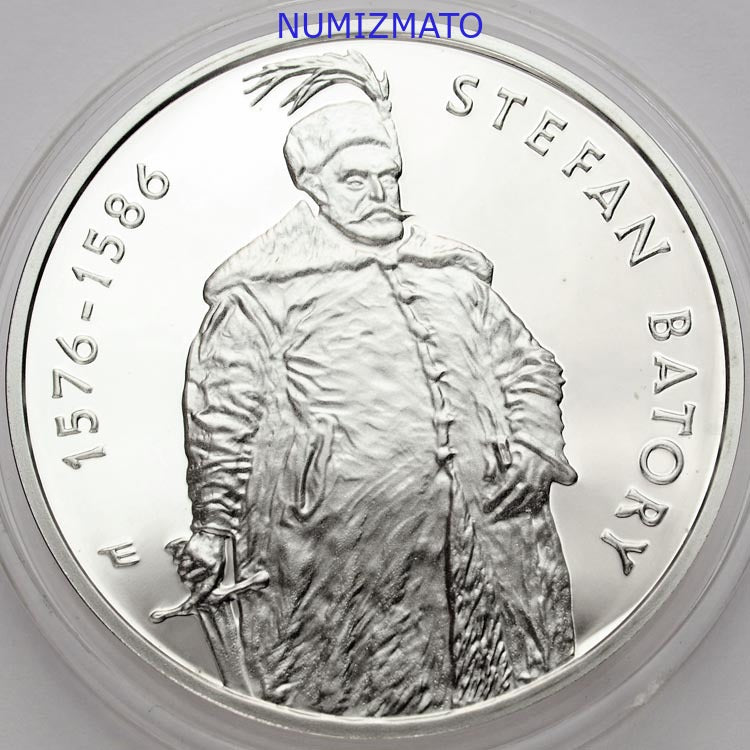 10 zł 1997 r. - Stefan Batory - PÓŁPOSTAĆ - Poczet Królów i Książąt Polskich