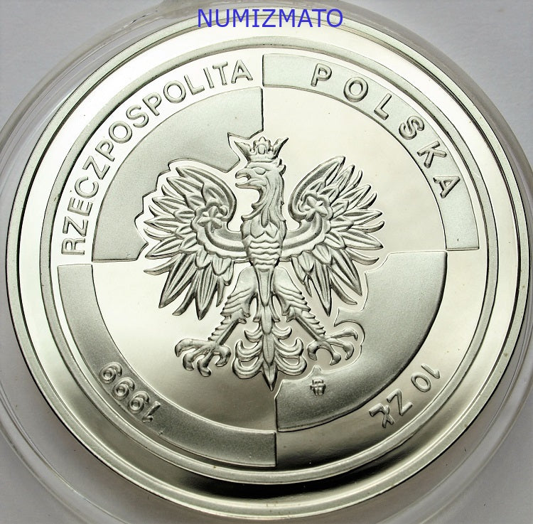 10 zł 1999 r. - Wstąpienie Polski do NATO