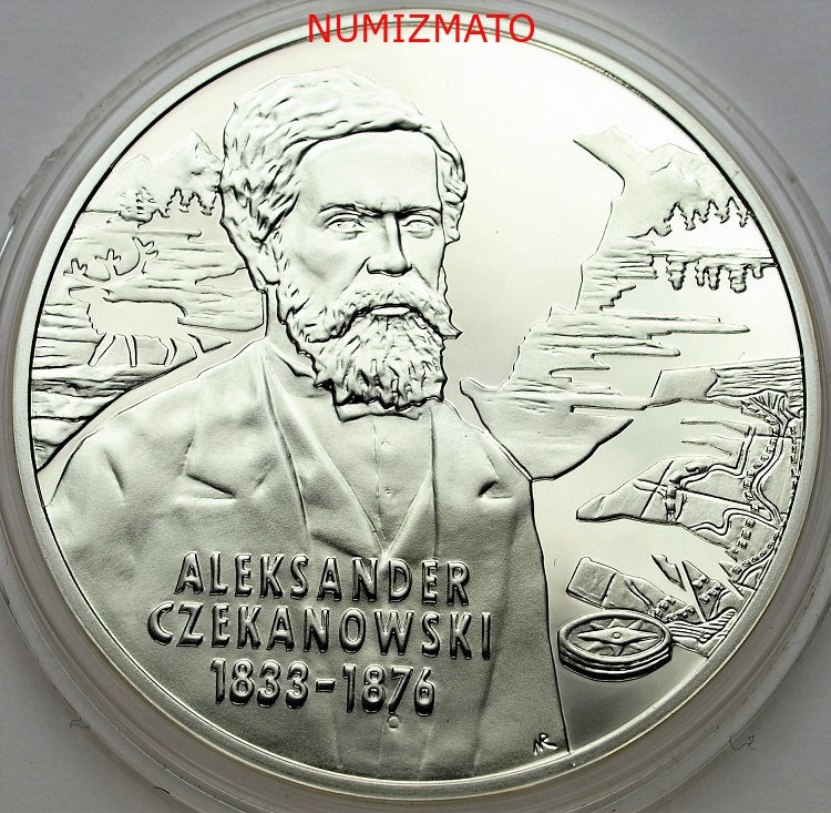 10 zł 2004 r. - Aleksander Czekanowski - Polscy Podróżnicy i Badacze