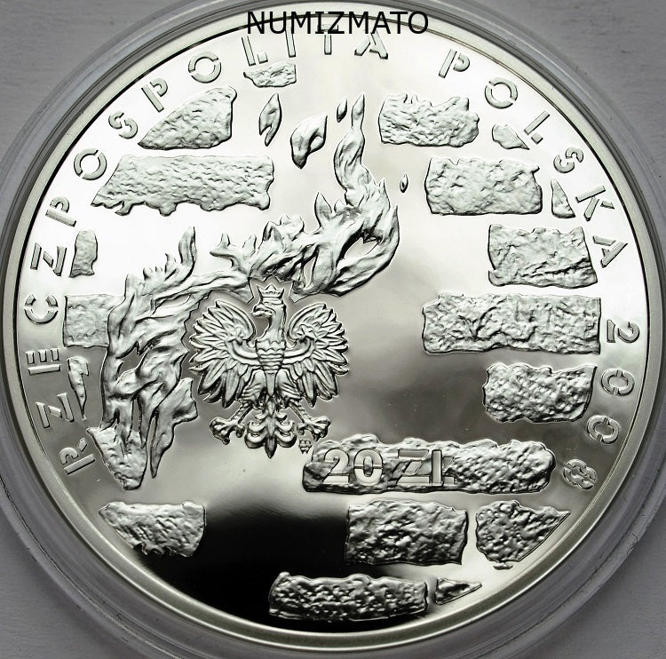 20 zł 2008 r. - 65 Rocznica Powstania W Getcie Warszawskim