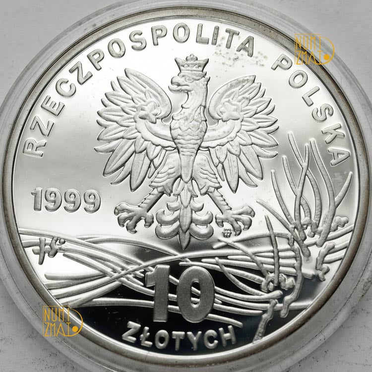 10 zł 1999 r. - Fryderyk Chopin - 150. rocznica śmierci