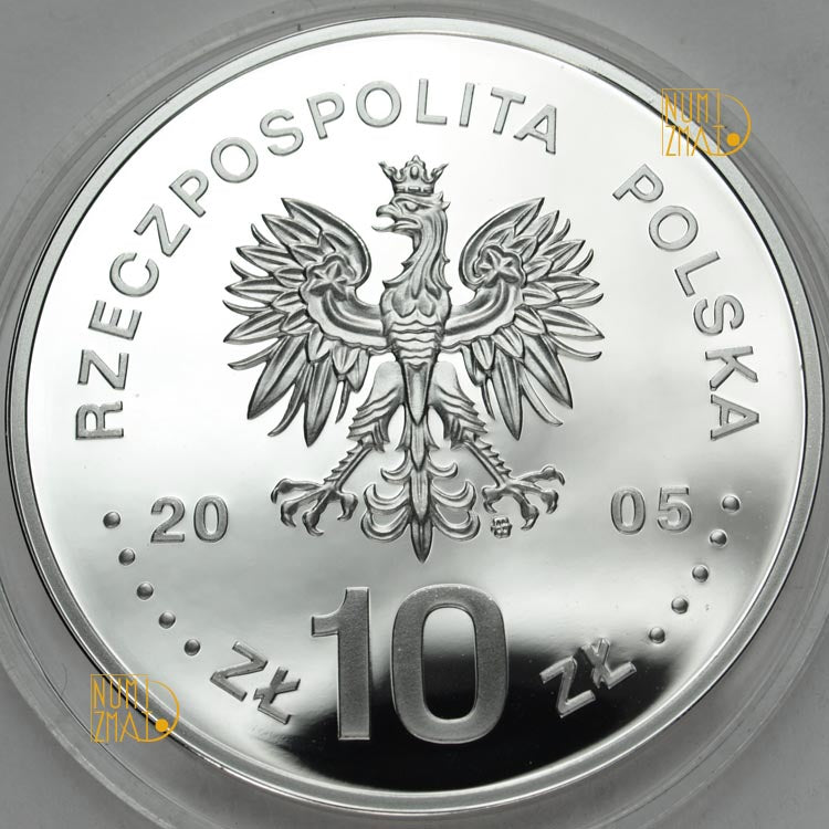 10 zł 2005 r. - PÓŁPOSTAĆ - Stanisław August Poniatowski - Poczet królów i książąt polskich