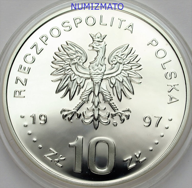 10 zł 1997 r. - Edmund Strzelecki - Polscy podróżnicy i badacze