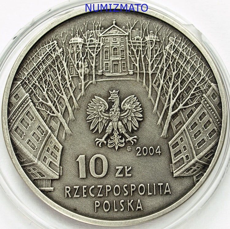 10 zł 2004 r. - ASP - 100-lecie Akademii Sztuk Pięknych w Warszawie