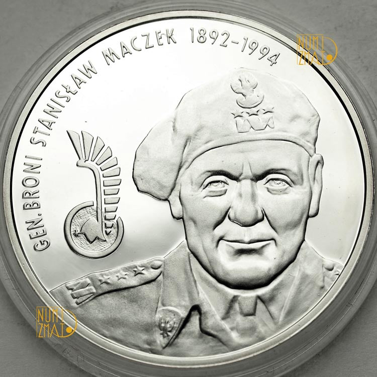 10 zł 2003 r. - Gen. broni Stanisław Maczek 1892-1994