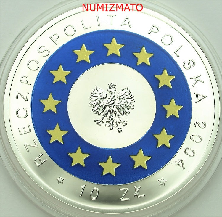 10 zł 2004 r. - Wstąpienie Polski do Unii Europejskiej