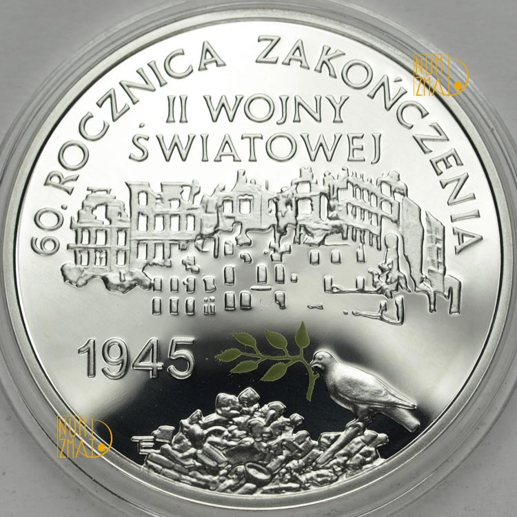 10 zł 2005 r. - 60. Rocznica Zakończenia II Wojny Światowej (II Wojna Światowa)