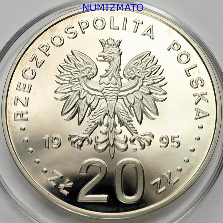 20 zł 1995 r. - Katyń, Miednoje, Charków 1940