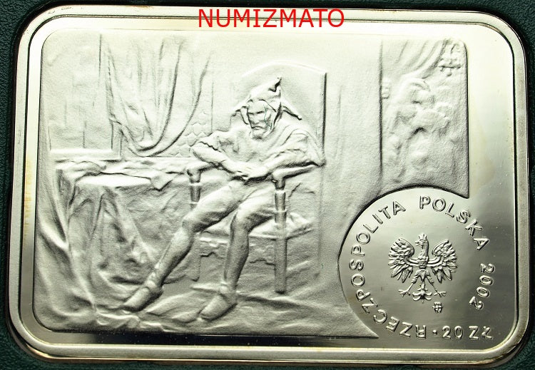 20 zł 2002 r. - Jan Matejko - Polscy Malarze XIX /  XX Wieku