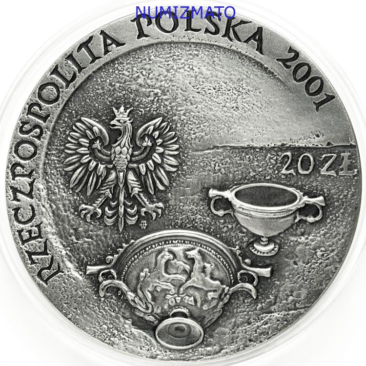 20 zł 2001 r. - Szlak bursztynowy