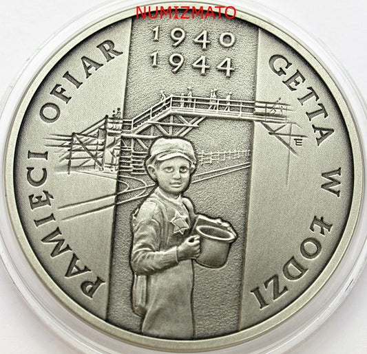 20 zł 2004 r. - Pamięci Ofiar Getta w Łodzi (Getto w Łodzi)