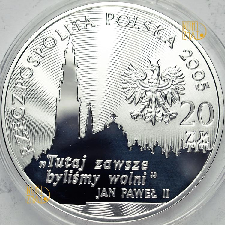 20 zł 2005 r. - Jasna Góra - 350-lecie obrony Jasnej Góry, Częstochowa