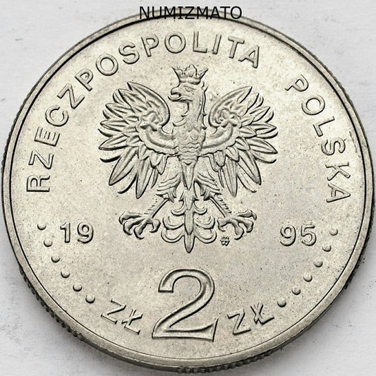 2 zł 1995 r. - Atlanta 1996 - Igrzyska Olimpijskie, dwa złote MN