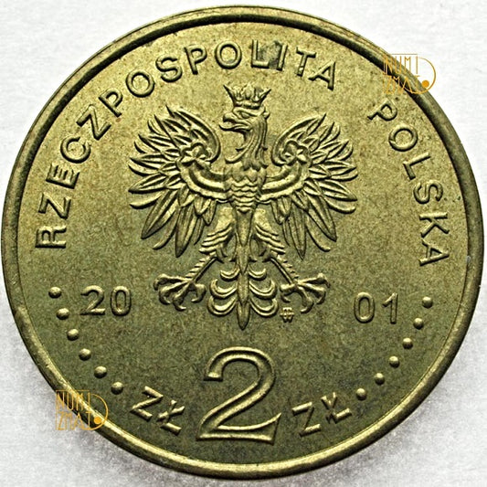 2 zł 2001 r. - Kolędnicy - Polski rok obrzędowy, dwa złote NG