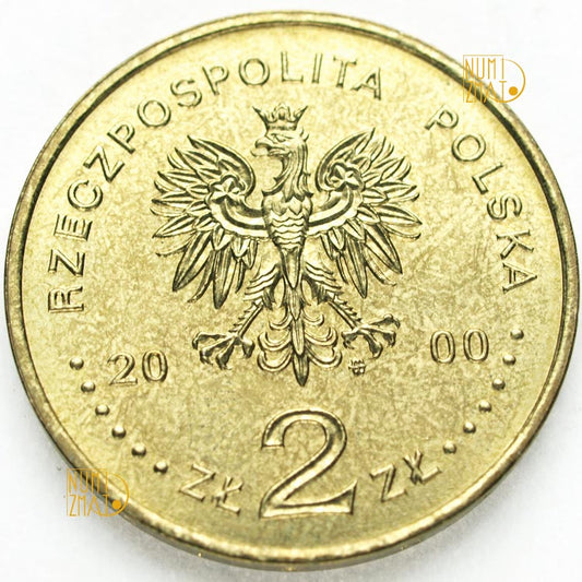 2 zł 2000 r. - 30. rocznica grudnia '70 - Polska droga do wolności, dwa złote NG