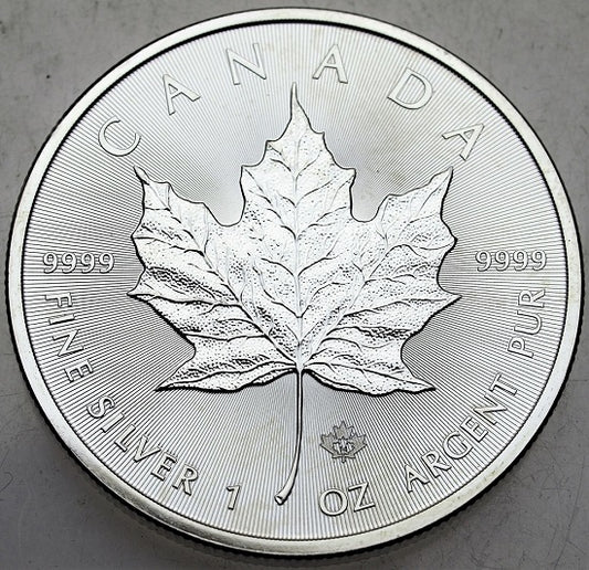 ! 5 Dolarów Liść Klonu, Liść Klonowy 1 oz 9999 uncja srebra Maple Leaf