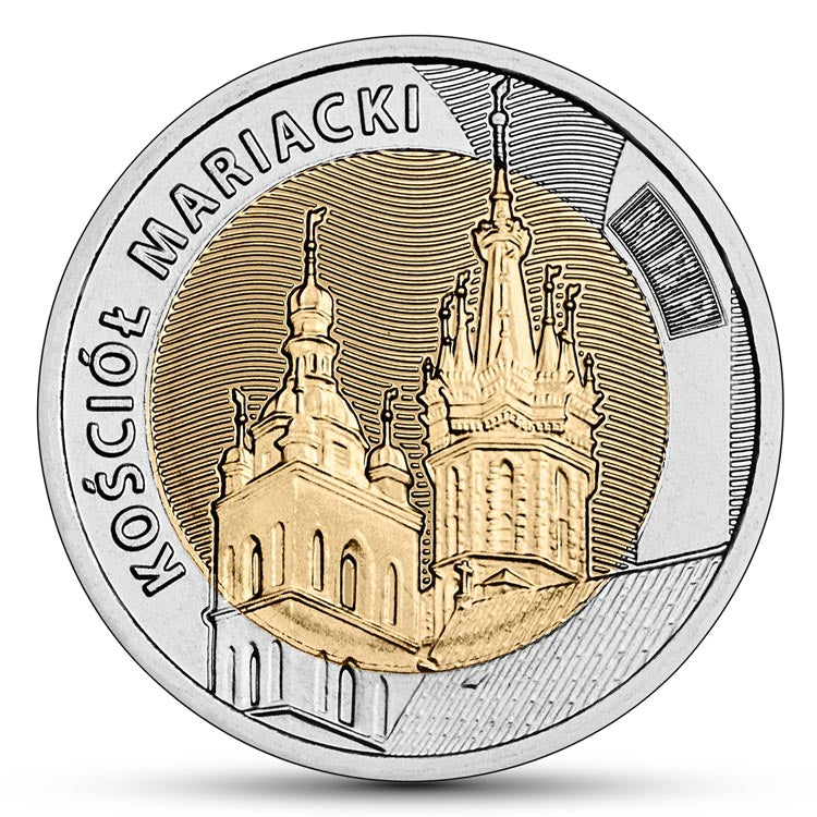 5 zł 2020 r. - Kościół Mariacki - Odkryj Polskę (10)