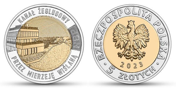 5 zł 2023 r. - Kanał Zeglugowy przez Mierzeję Wiślaną - Odkryj Polskę (16)